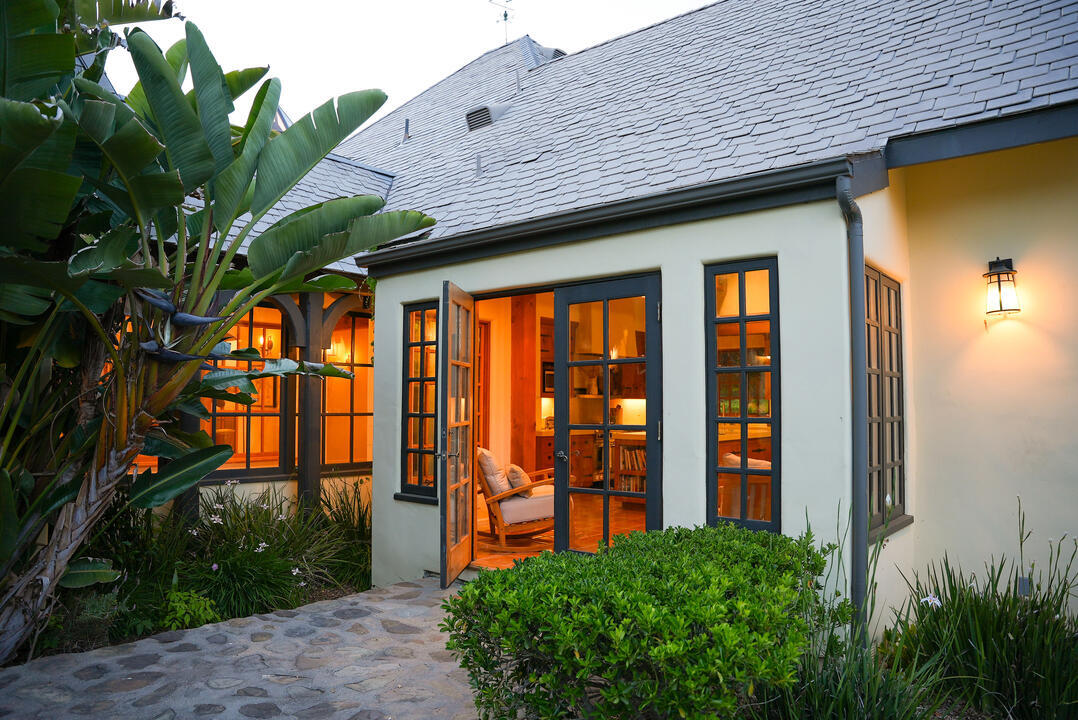 Back entrance to house