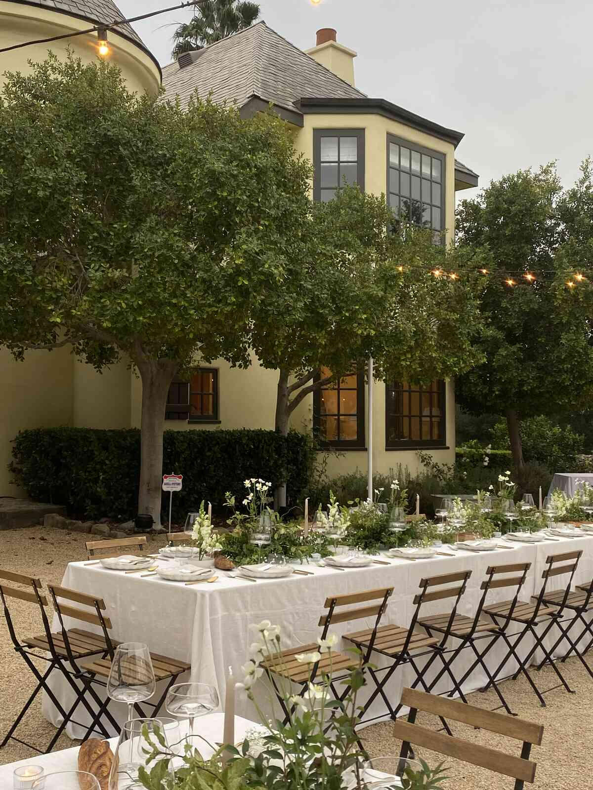 Hallway with windows on both sides